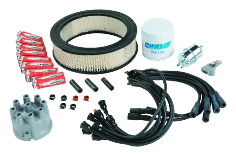 Crown Automotive Vehicle Maintenance Tune-Up Kits for 1991 GRAND WAGONEER - TK-34 Spark Plugs, Tune-Up, Plug Wires, Air Filter, Distributor Cap and Rotor, Jeep, 5.9L, Kit