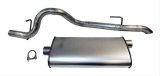 Crown Automotive Exhaust Kits 52101052AE System, Muffler-back, Single, Steel, Natural, Passenger Side Exit, Jeep, Kit thumbnail 2