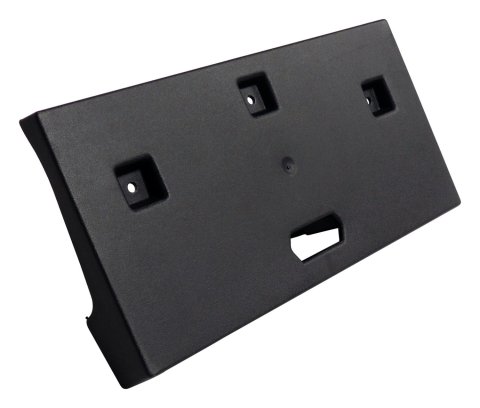 Crown Automotive License Plate Brackets for 2015-2018 RENEGADE - 68256471AA Bracket, Plastic, Black, Jeep, Each