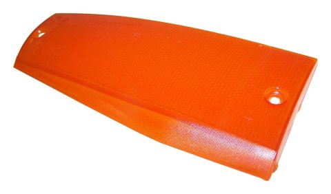 Crown Automotive Marker Light Lenses for 1984-1996 CHEROKEE, 1986-1992 COMANCHE - 56000639 Lens, Stock Style, Amber Lens, Left Side, Export, Jeep, Each