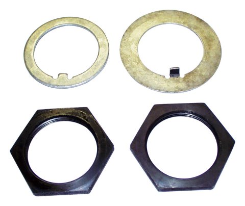 Crown Automotive Spindle Nuts A867K Nuts, Rear, Dana 27, Jeep, Willys, Kit