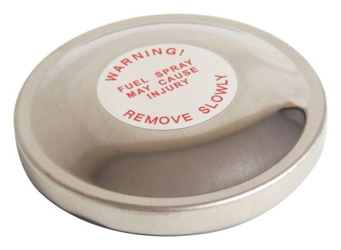 Crown Automotive Fuel Caps J0908593 Tank Cap, Non-locking, Steel, Natural, Jeep, Each