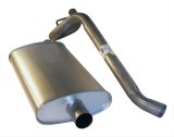 Crown Automotive Exhaust Kits for 1993-1995 CHEROKEE, GRAND CHEROKEE - 52019138 System, Muffler-back, Single, Steel, Natural, Passenger Side Exit, Jeep, Kit thumbnail 2