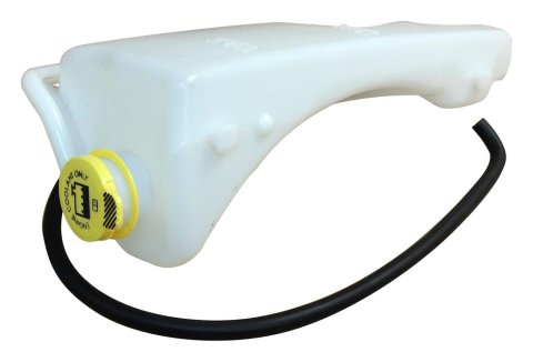 Crown Automotive Coolant Reservoirs for 2007-2011 WRANGLER - 55056542AE Reservoir, Bolt-in, Unique, Plastic, White, Cap, Jeep, Kit