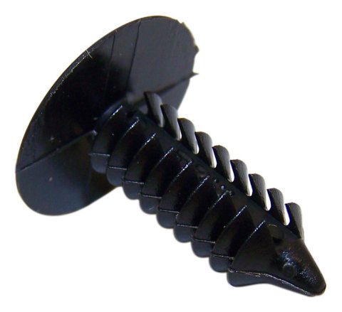 Crown Automotive Push Pins 6501948 Body Fastener, Pin, Plastic, Black, Chrysler, Dodge, Jeep, Plymouth, Each