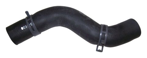 Crown Automotive Radiator Hoses for 2005-2006 LIBERTY - 55037920AB Hose, Upper, Rubber, Black, 1 1/2 in. Ends, 10 in. Length, Jeep, 2.8L Detroit Diesel, Each
