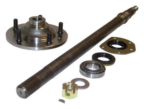 Crown Automotive Direct-Fit Axle Shaft Assemblies 8133885K Assembly, Rear Driver Side, Bolt-in, 29-spline Inner, Steel, AMC Model 20, Jeep, Each
