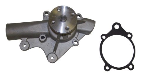 Crown Automotive Mechanical Water Pumps for 1987-1990 CHEROKEE, WRANGLER - 83502957 Pump, Mechanical, Standard-volume, Iron, Natural, Clockwise Rotation, Jeep, 2.5L, 4.2L, Each