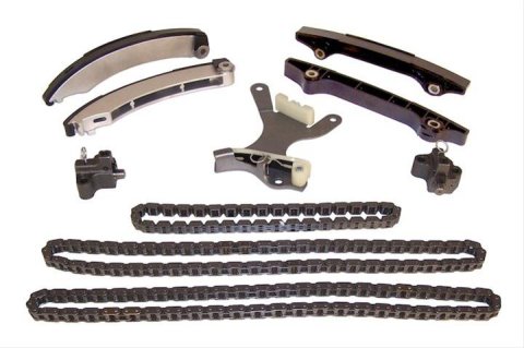 Crown Automotive Timing Chain Sets 5019423AD Kit, Single Roller, Steel, Dodge, Jeep, Mitsubishi, Ram, 3.7L, Kit