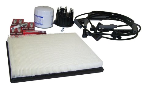 Crown Automotive Vehicle Maintenance Tune-Up Kits for 1997-1998 GRAND CHEROKEE - TK-24 Spark Plugs, Tune-Up, Plug Wires, Distributor Cap and Rotor, Jeep, 5.2L, 5.9L, Kit