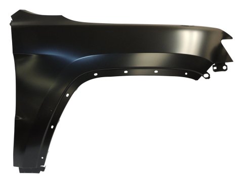 Crown Automotive Fenders 55369596AC Fender, Front Outer, Right, Steel, Black Primer, Jeep, Each