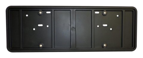 Crown Automotive License Plate Brackets 68213436AC Bracket, Steel, Black, Chrysler, Dodge, Jeep, Each