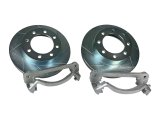 Baer Brakes Big Claw Brake Rotors for 2019-2025 2500, 3500 - 2141023-2 Rotors, Front, Vented, Slotted Surface, 14.98 in. Outside Diameter, 1.535 in. Nominal Thickness, Zinc Plated, Pair thumbnail 1