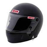 Simpson Voyager Series Helmets 7100022 Helmet, Voyager, Full Face, Snell M, Medium, Nylon, Black, Each thumbnail 1