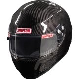 Simpson Devil Ray Carbon Fiber Helmets 783004C Helmet, Ray, Full Face, Gloss Fiber, Snell SA2020, X-Large, Each thumbnail 1