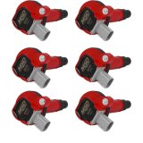 MSD Direct Replacement Ignition Coil Packs 82586 Coil, Replacement, Red, Gray Connector, Ford, 3.5L, Ecoboost, Set of 6 thumbnail 2