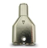 Air Lift Y-Fittings 21842 Fitting, Y Type, Steel, Nickel Plated, 1/4 in. Push To Connect, Each thumbnail 1