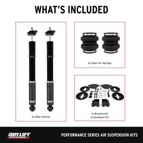 Air Lift Performance Suspension Kits, Springs 76517 Rear Kit thumbnail 3