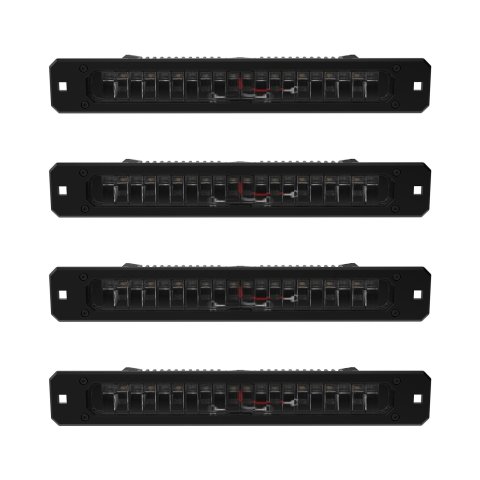 KC HiLiTES Light Bars, Pods and Fog Lights 98150 Profile 10" SideCast Flush Mount thumbnail 1