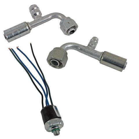 Vintage Air Trinary Switch Kits 110071 Conditioning Ports, Male A/C Switch, 90 Degree #8 and 90 Degree #10 Compressor Ports, Kit thumbnail 1