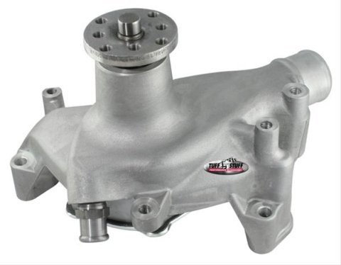 Tuff Stuff Performance Supercool Water Pumps 1448NC Pump, Mechanical, High-Volume, Aluminum, Smoothie, Natural, Chevy, Small Block, Long Pump, Each thumbnail 2