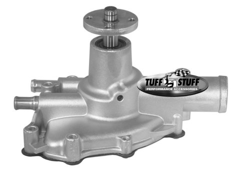 Tuff Stuff Performance Supercool Water Pumps for 1986-1993 MUSTANG - 1594N Pump, Mechanical, High-Volume, Counterclockwise, Aluminum, Natural, Ford, Mercury, 5.0L, Each thumbnail 1