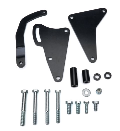 Tuff Stuff Performance Alternator Brackets 7669B Bracket for Chevy BBC Short Water Pump Stealth Black Powder Coated thumbnail 3