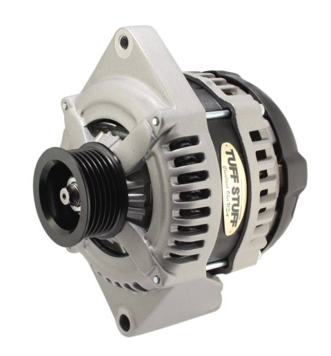 Tuff Stuff Performance MAX AMP Output Factory Cast-Plus Alternators 8441FC6G1W Alternator, Internal Regulator, 225 Amp, One Wire, Serpentine Pulley, Cast Plus Finish, Ford, Each thumbnail 3