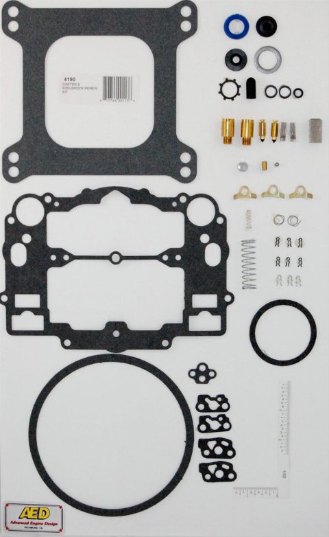 AED Carter and Edelbrock Carburetor Kits 4190 Rebuild Kit, Carter, Edelbrock, AFB, Performer, Kit thumbnail 1
