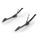 Detroit Speed Rear 1 Kits for 1982-2003 S10, 1982-1990 S15, 1991-2003 SONOMA - 041653DS Suspension Package, 3 in. Drop, Double Adjustable, Monotube, Black Leaf Spring, Chevrolet, GMC, Kit thumbnail 1
