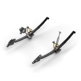 Detroit Speed Rear 2 Kits for 1982-2003 S10, 1982-1990 S15, 1991-2003 SONOMA - 041654DS Suspension Package, 5 in. Drop, Double Adjustable, Monotube, Black Leaf Spring, Lowering Block, Chevrolet, GMC, Kit thumbnail 1