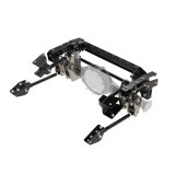 Detroit Speed QUADRALink Rear Suspension Kits for 1982-2003 S10, 1982-1990 S15, 1991-2003 SONOMA - 041758DS Link Kit, QuadraLink Suspension, Bolt-On, Steel, Black, Double Adjustable Coilover, Weld-In Axle Bracket, Chevrolet, GMC, Kit thumbnail 1