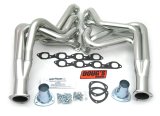 Doug's Headers D332 Headers, Long Tube, Steel, Silver Ceramic Coated, Chevy, Pontiac, Pair thumbnail 2