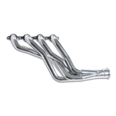 Doug's Headers D3349 Headers, Long Tube One-piece, Steel, Silver Ceramic Coated, Round Port, Buick, Chevrolet, Oldsmobile, Pontiac, Small Block LS, Pair thumbnail 2