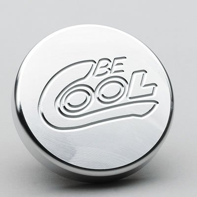 Be Cool Radiator Caps 70001 Cap, Aluminum, Natural, Round, Logo, 13 psi, Each thumbnail 1