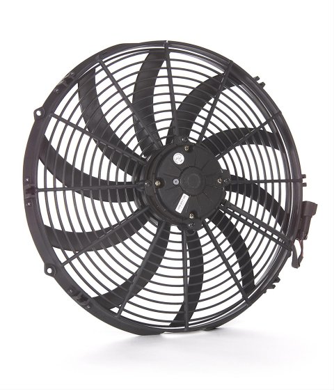 16 Inch 3,000 CFM Be Cool Qualifier Fan 75068 Electric Fan, Qualifier, Single, in. Diameter, Puller, 3,150 cfm, Plastic, Black, Each thumbnail 2