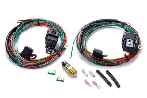 Be Cool Dual Electric Fan Wiring Kits 75117 Control, Thermostatic, 195 Degrees On/175 Degrees Off, Kit thumbnail 2