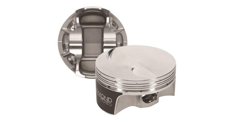 Diamond Pistons Competition Series 10216-8 - 900HP Rated - 2618 Material - Inboard Forging - Coated Skirts - Includes Pins and Rings thumbnail 2