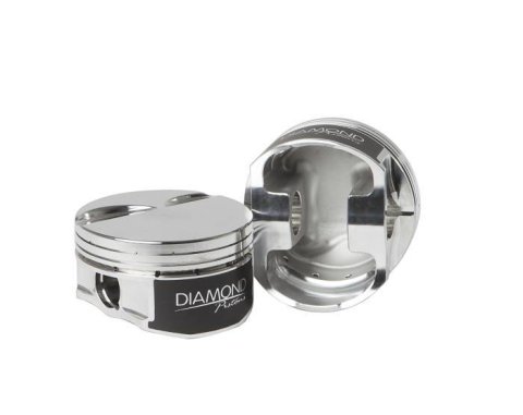 Diamond Pistons Competition Series 11599-R1-8 Piston and Ring Kit, Series, Forged Aluminum, Flat Top, 3.800 in. Bore, Chevy, Small Block, Kit thumbnail 2