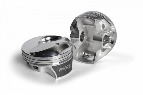 Diamond Pistons Big Block 20 Degree Competition Series 21003-8 - 1200HP Rated - 2618 Material - Coated Skirts - Includes Pins and Rings thumbnail 1