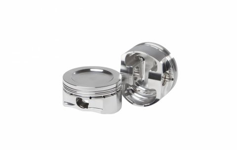 Diamond Pistons Buick 3800 Forced Induction Dish Series 21407-6 Domestic - 1000HP Rated - 2618 Material - Includes Pins and Rings