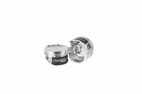 Diamond Pistons Sport Compact Series 30205-6 - 1200HP Rated - 2618 Material - Coated Skirts - Includes Pins and Rings