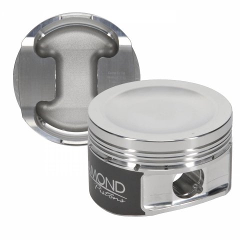 Diamond Pistons Competition Series 30438-R1-8 - 1200HP Rated - 2618 Material - Coated Skirts - Includes Pins and Gas Rings