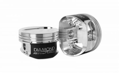 Diamond Pistons Marine Series 70213-8 - 1000HP Rated - Coated Skirts - Includes Pins and Rings
