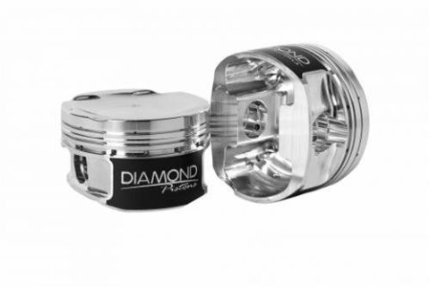 Diamond Pistons Sport Compact Series 83061-4 - 1200HP Rated - 2618 Material - Coated Skirts - Includes Pins and Rings