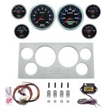 AutoMeter Cobalt 73-79 Ford Truck Direct-Fit Billet Panel/Gauge Kit - 3-3/8in. (x2) & 2-1/16in. (x4) thumbnail 1