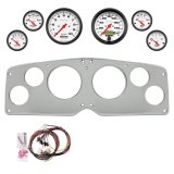 AutoMeter Phantom 54-55 GMC Truck Direct-Fit Billet Panel/Gauge Kit - 3-3/8in. (x2) & 2-1/16in. (x4) thumbnail 1