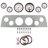 AutoMeter Phantom 60-61 GMC Truck Direct-Fit Billet Panel/Gauge Kit - 3-3/8in. (x2) & 2-1/16in. (x4) thumbnail 1