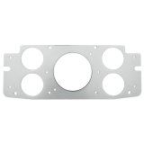AutoMeter Mounting Sol. 57-60 Ford Truck Billet Panel/Gauge Kit - 3-3/8in. (x1) & 2-1/16in. (x4) thumbnail 1