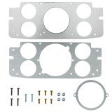 AutoMeter Mounting Sol. 57-60 Ford Truck Billet Panel/Gauge Kit - 3-3/8in. (x1) & 2-1/16in. (x4) thumbnail 2